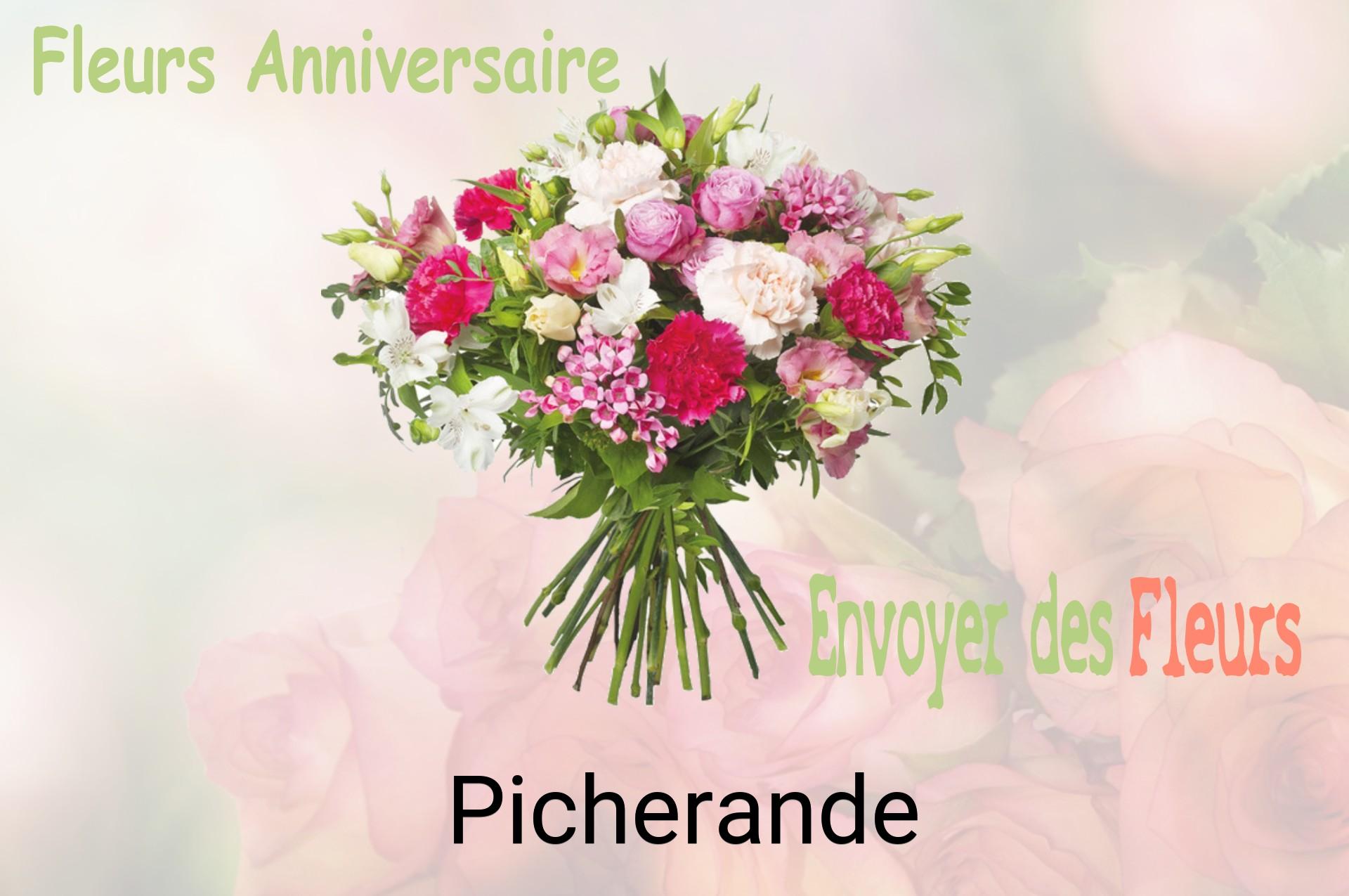 Bouquet de fleurs d’anniversaire livré à Picherande